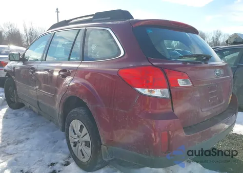 2011 Subaru Outback 2.5I z USA, uszkodzony, nr VIN 4S4BRBAC0B3422575